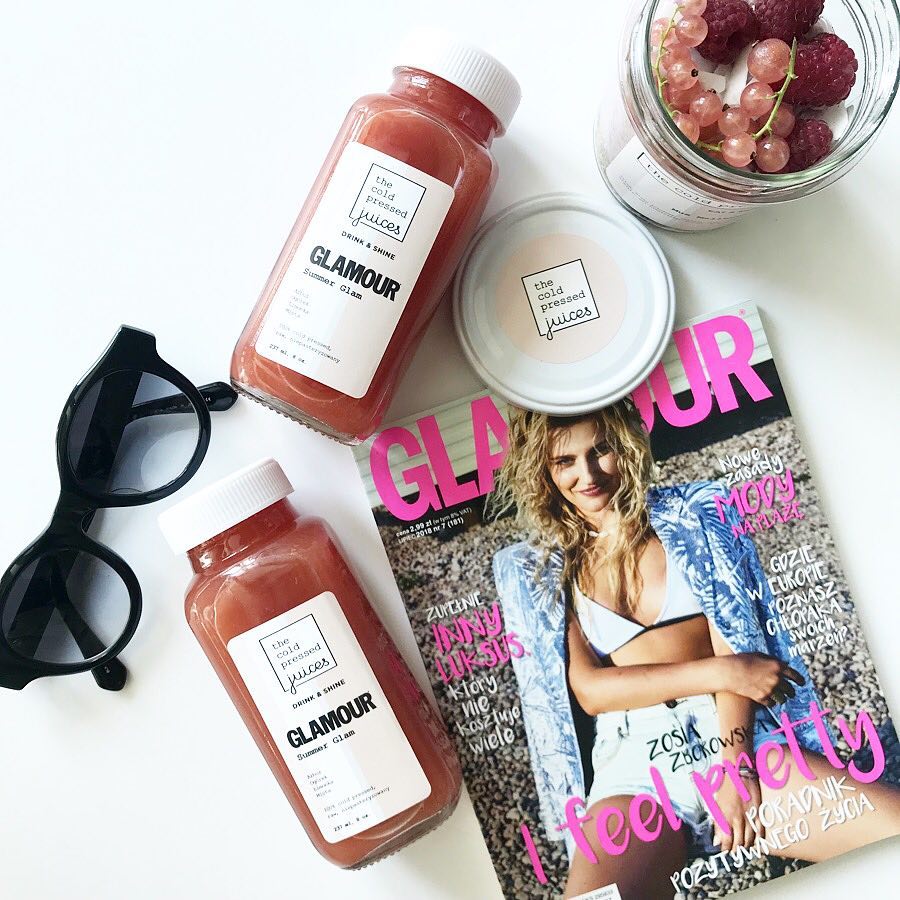 Sok Glamour w wakacyjnym menu The Cold Pressed Juices!