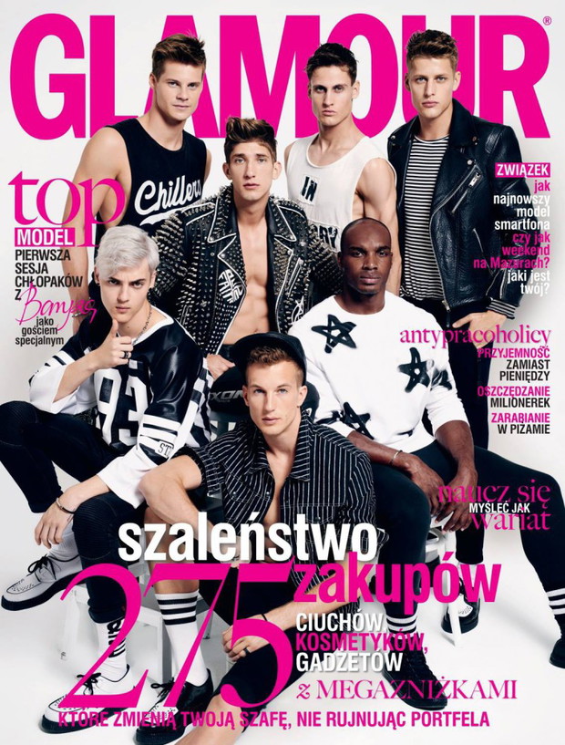 Finaliści 5. edycji Top Model i Michał Baryza z 4. edycji Top Model