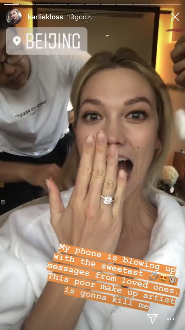 Który wygląda tak! Modelka pochwaliła się nim na swoim Instagramie.