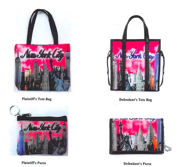 ... projektami marki City Merchandise Inc., oferującej pamiątki z Nowego Jorku. To zdjęcie pochodzi z pozwu złożonego przez firmę.