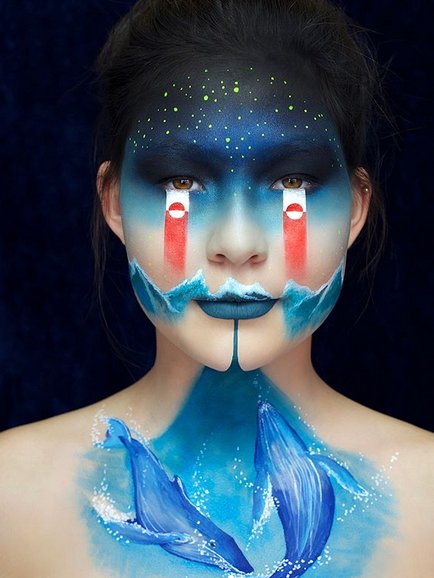 Inspiracje makijażowe na Halloween 2018