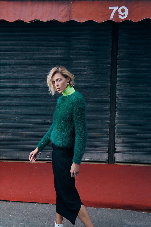 Anja Rubik w nowym lookbooku Zara „the Knits” jesień-zima 2018/2019