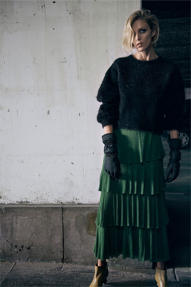 Anja Rubik w nowym lookbooku Zara „the Knits” jesień-zima 2018/2019