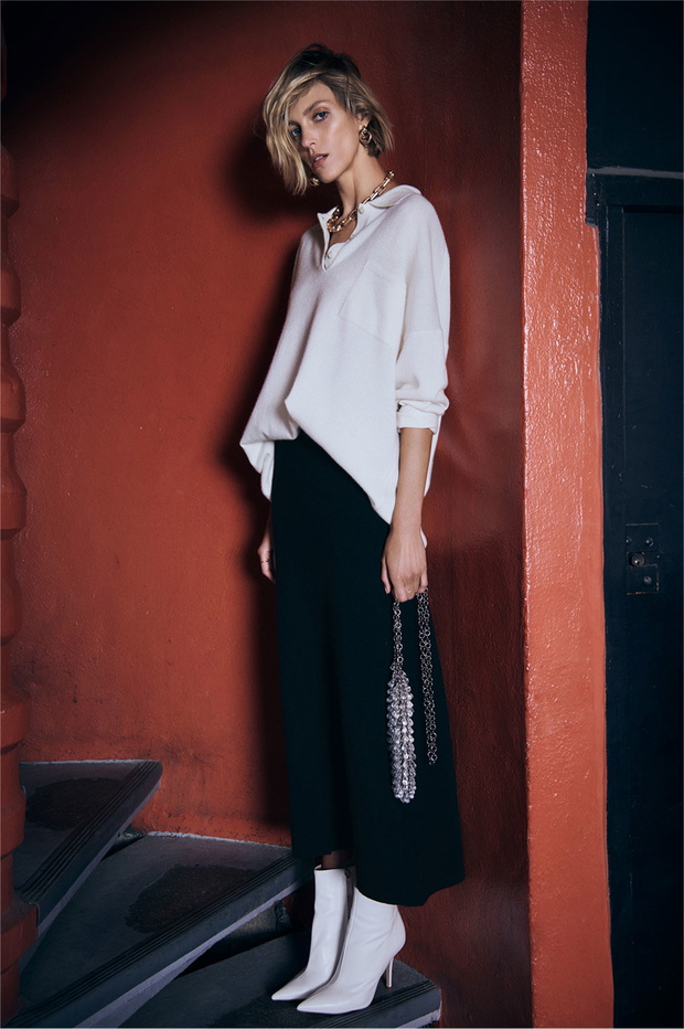 Anja Rubik w nowym lookbooku Zara „the Knits” jesień-zima 2018/2019