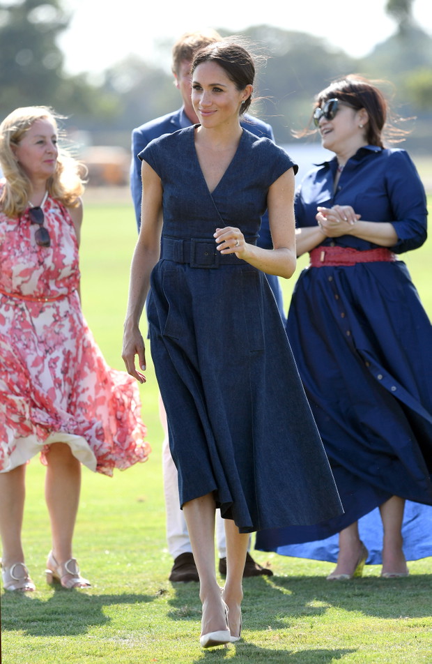 Meghan Markle na zawodach polo