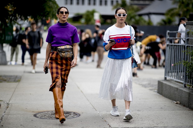 Moda uliczna na New York Fashion Week wiosna-lato 2019