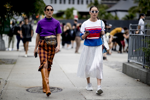 Moda uliczna na New York Fashion Week wiosna-lato 2019