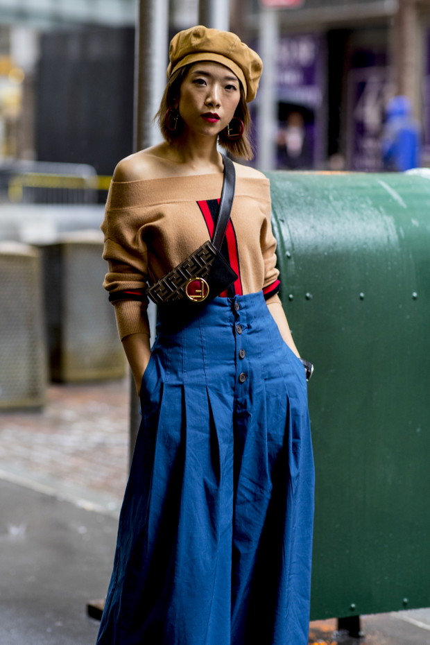 Moda uliczna na New York Fashion Week wiosna-lato 2019