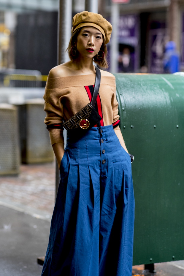 Moda uliczna na New York Fashion Week wiosna-lato 2019