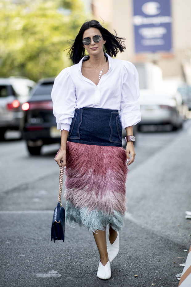 Moda uliczna na New York Fashion Week wiosna-lato 2019
