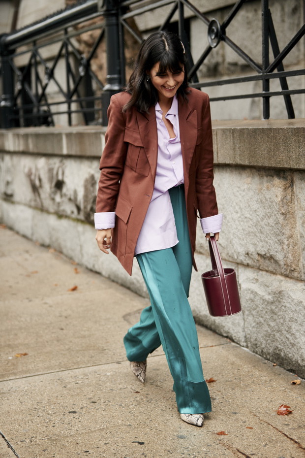Moda uliczna na New York Fashion Week wiosna-lato 2019