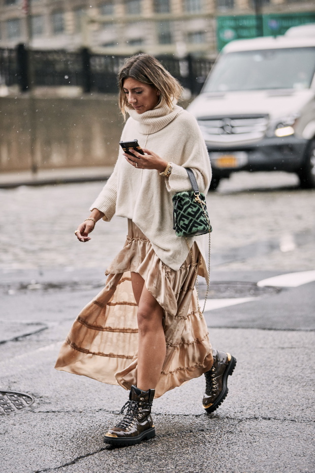 Moda uliczna na New York Fashion Week wiosna-lato 2019