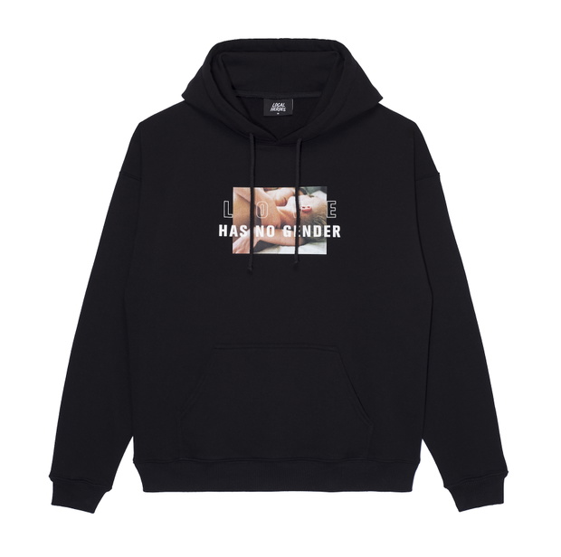 Bluza z kolekcji #SEXEDPL x Local Heroes z napisem „Love has no gender”