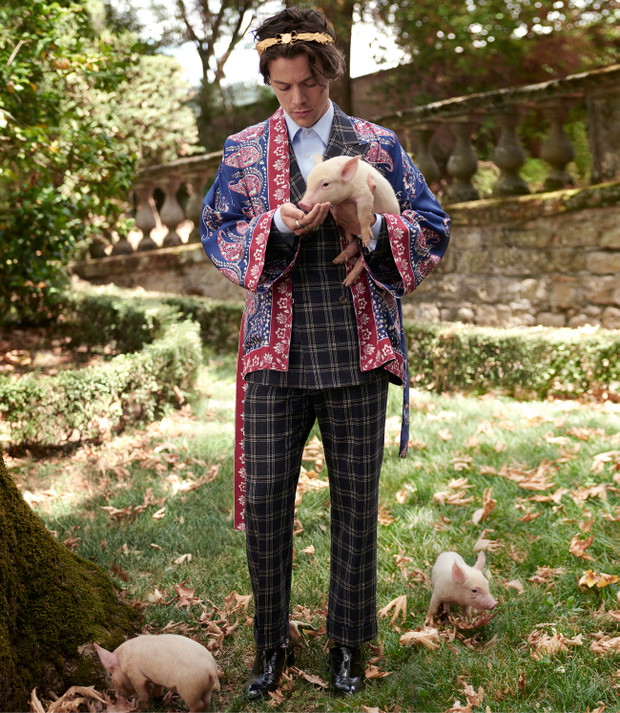 Harry Styles w kampanii męskiej kolekcji Gucci Cruise 2019
