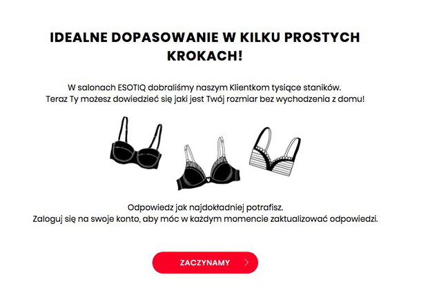 Idealne dopasowanie stanika zajmie Wam dosłownie kilka minut!