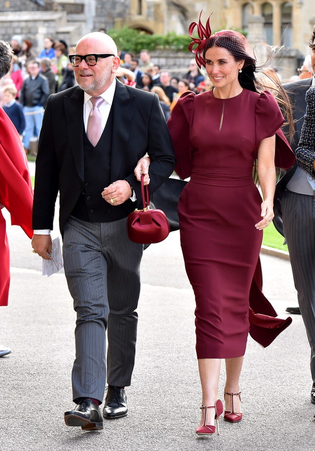 Demi Moore na ślubie księżniczki Eugenii