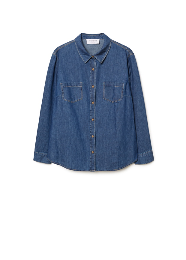 Jeansowa koszula z linii Violeta by Mango, 139,90 zł
