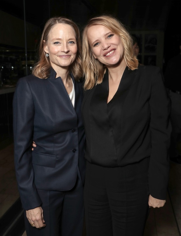 Joanna Kulig i Jodie Foster na premierze filmu „Zimna Wojna”