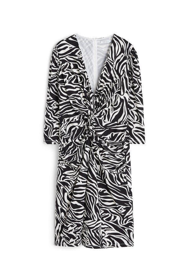 Sukienka w print z linii Violeta by Mango, 269,90 zł