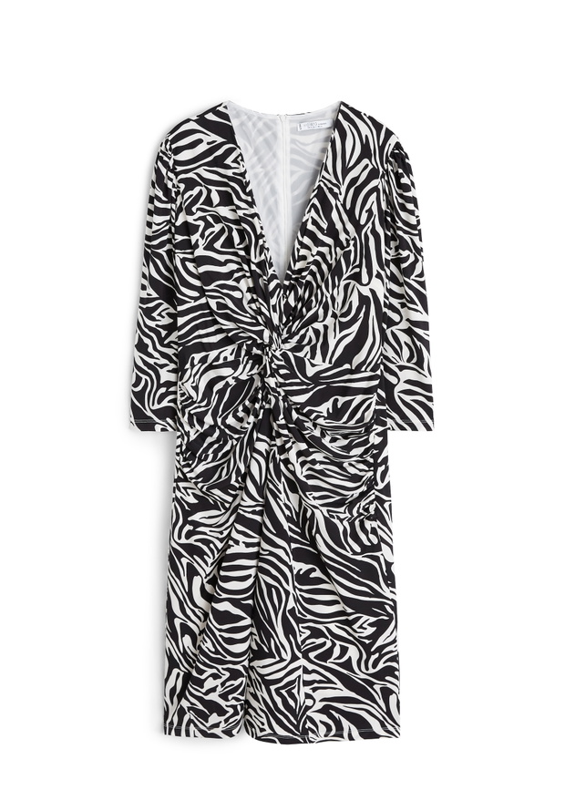 Sukienka w print z linii Violeta by Mango, 269,90 zł