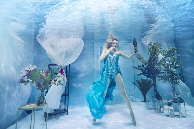 Top Model 7 sesja pod wodą - Kasia Szklarczyk