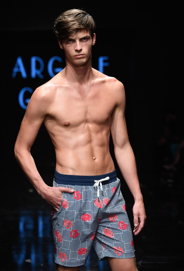 Los Angeles Fashion Week - Hubert Gromadzki na pokazie Argyle Granta