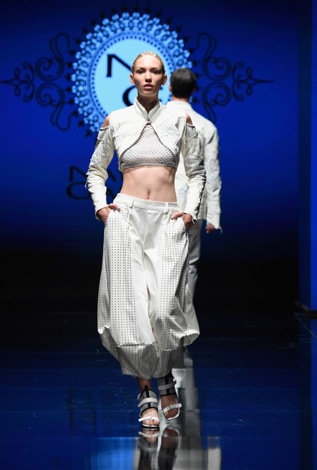 Los Angeles Fashion Week - Magda Przybielska na pokazie Nathalii Gavirii