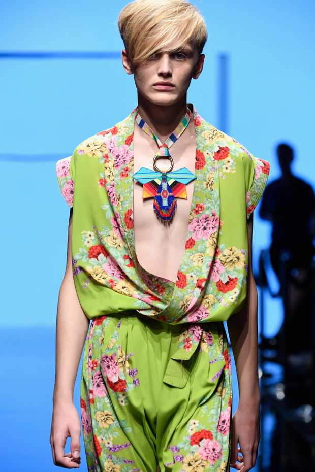 Los Angeles Fashion Week - Michał Borzuchowski na pokazie Michaela Costello