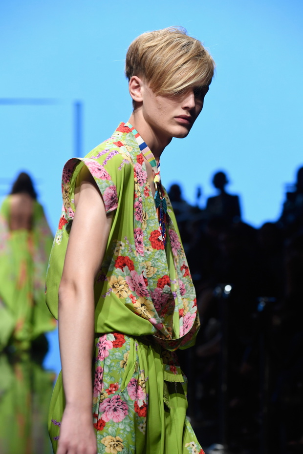 Los Angeles Fashion Week - Michał Borzuchowski na pokazie Michaela Costello
