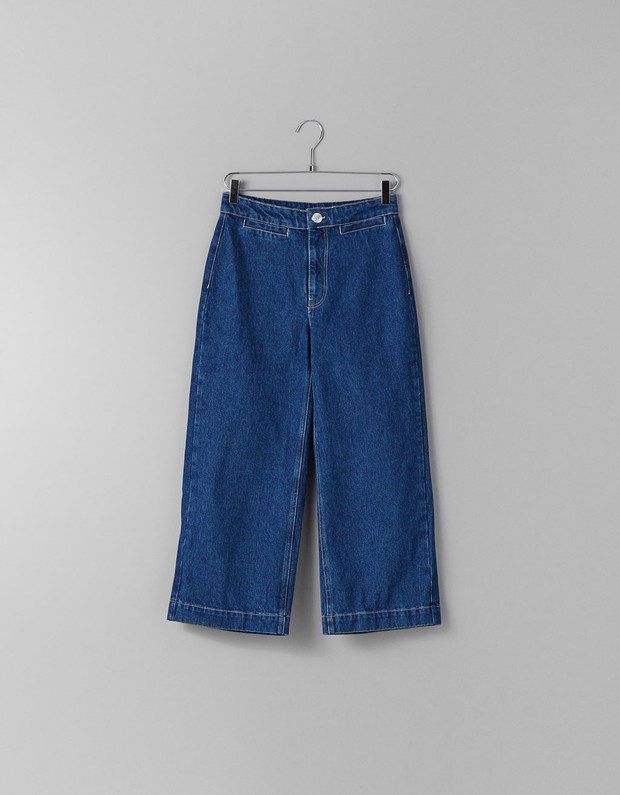 Jeansowe kuloty Bershka, 79,90 zł