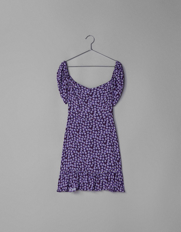 Sukienka w kwiaty Bershka, 59,90 zł