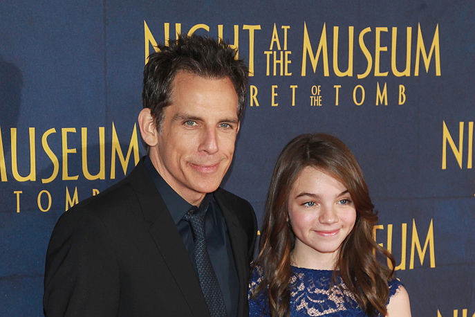 Ben Stiller przyszedł na Złote Globy 2019 z córką. Ale wyrosła!