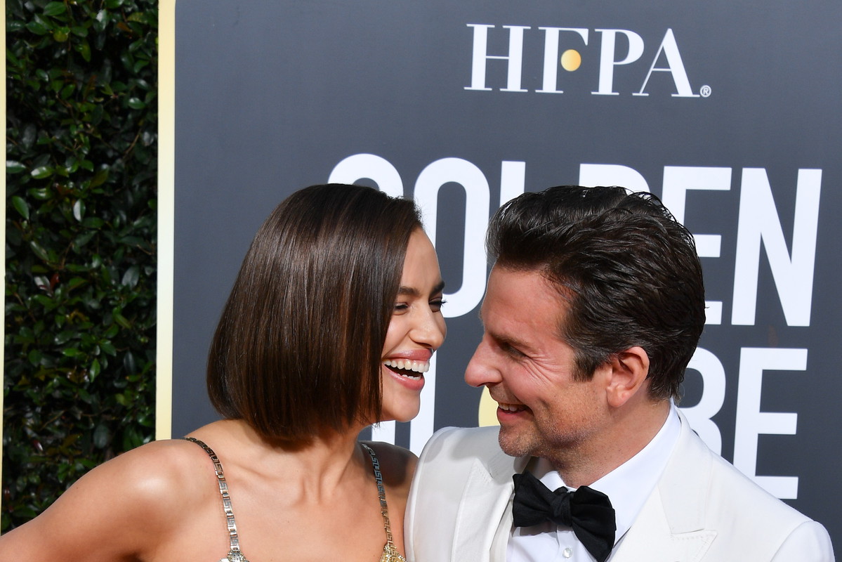Irina Shayk i Bradley Cooper okrzyknięci zostali najpiękniejszą parą gali Złote Globy 2019