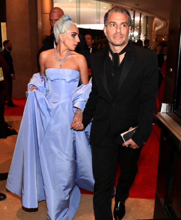 Złote Globy 2019: Lady Gaga z narzeczonym Christianem Carino