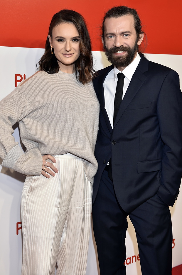 Agnieszka Marek i Piotr Głowadzki na premierze filmu „Planeta Singli 3”