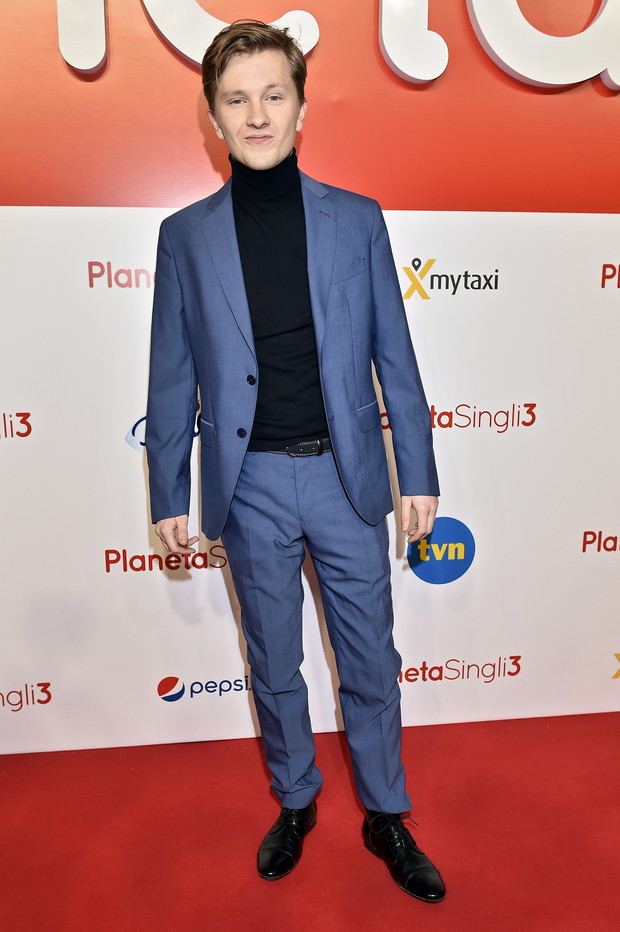 Jakub Józefowicz na premierze filmu „Planeta Singli 3”