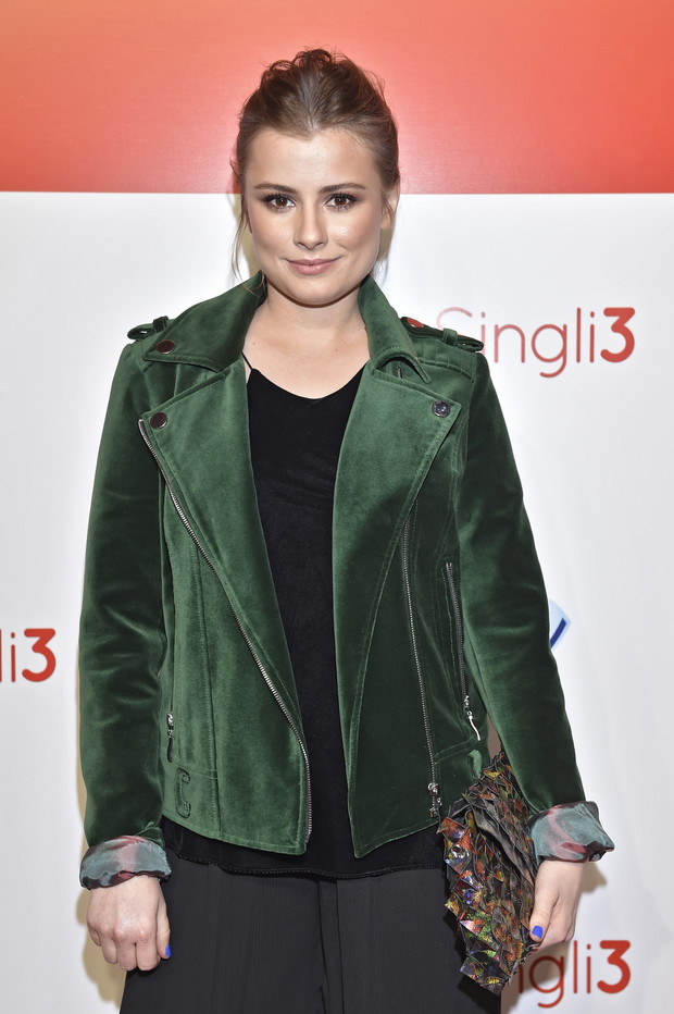 Joanna Jarmołowicz na premierze filmu „Planeta Singli 3”