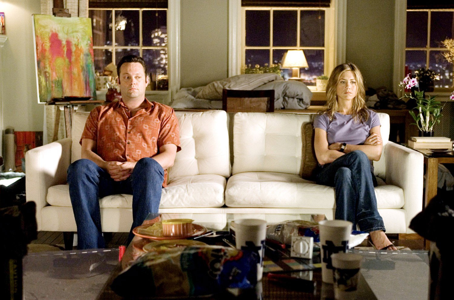 Kadr z filmu „The Break-Up” z Jennifer Aniston i Vincem Vaughnem.