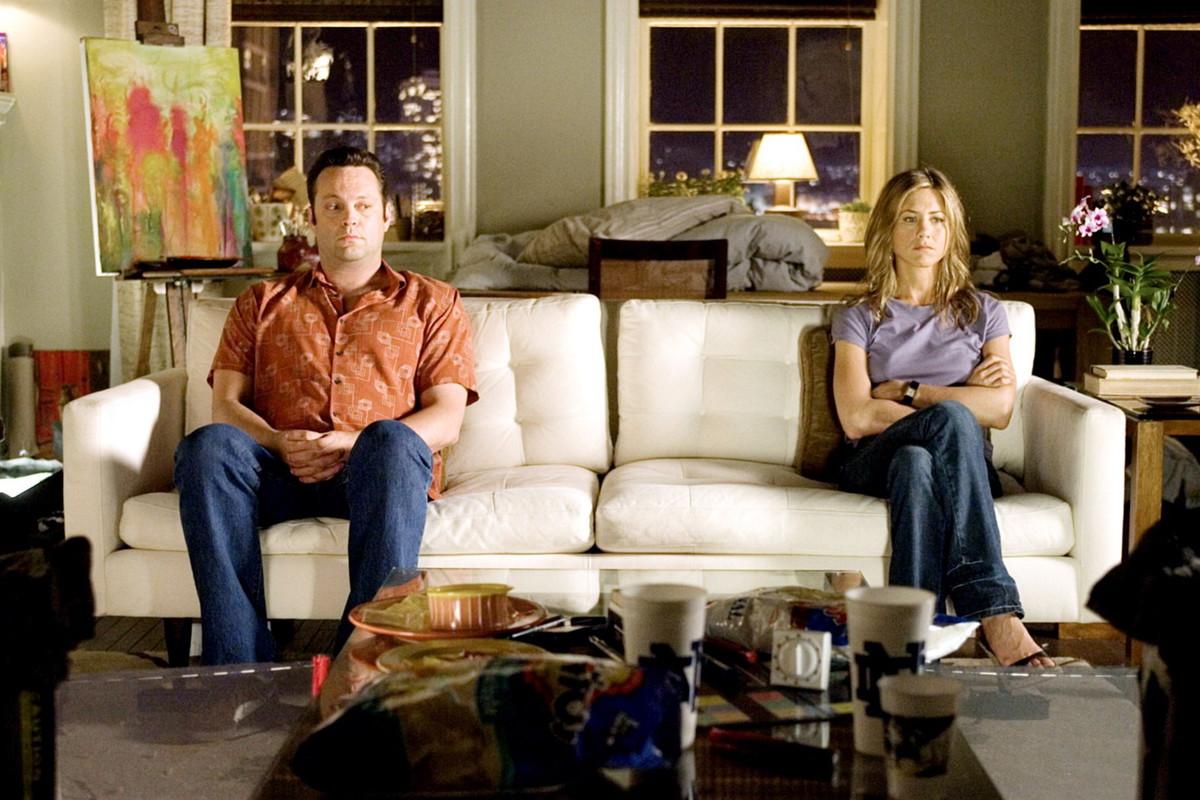 Kadr z filmu „The Break-Up” z Jennifer Aniston i Vincem Vaughnem.