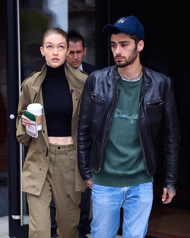Gigi Hadid i Zayn Malik razem w Nowym Jorku, 25 kwiecień 2017