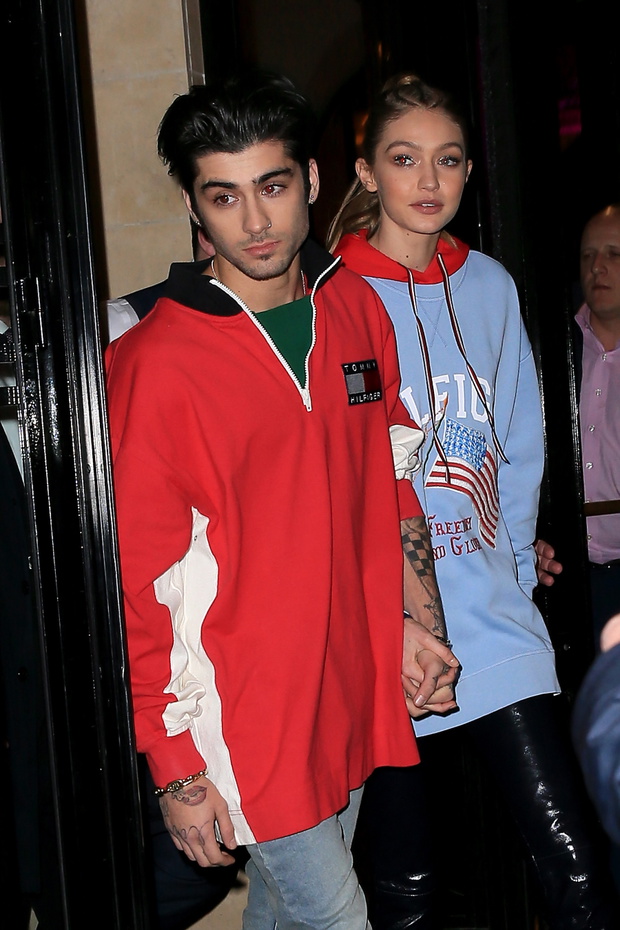 Gigi i Zayn w 2017 roku podczas pobytu w Paryżu.