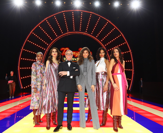 Gwiazdy pokazu kolekcji TommyxZendaya w Paryżu.
