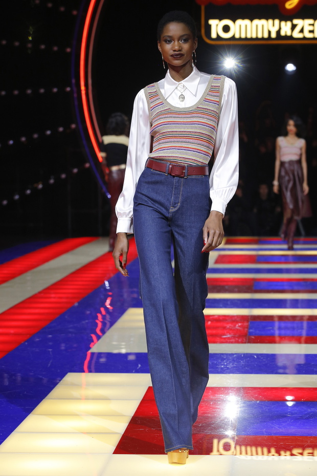 Pokaz kolekcji TommyxZendaya w ramach projektu TOMMYNOW w Paryżu