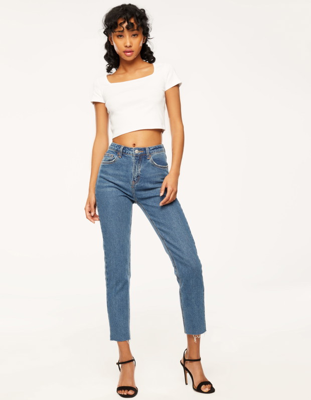 Jeansy z wysokim stanem Tally Weijl, 139,99 zł -20%