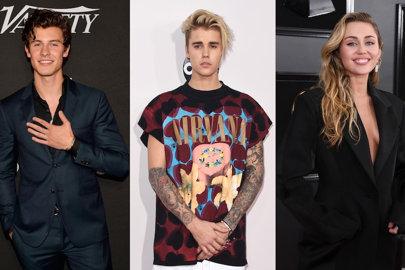 Justin Bieber, Shawn Mendes, Ariana Grande, Miley Cyrus i Ed Sheeran nagrali razem piosenkę!