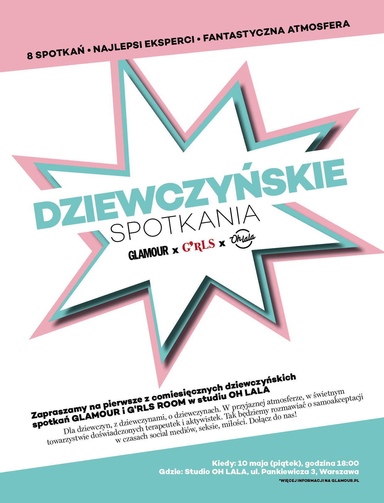 Ruszają Dziewczyńskie Spotkania Glamour x G'rls Room! Zaczynamy od tematu: „Samoakceptacja”