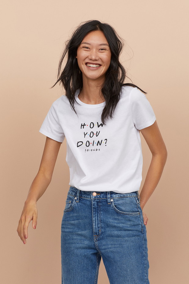 T-shirt z nadrukiem Friends H&M, 39,99 zł