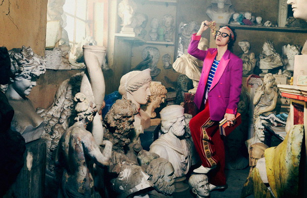 Harry Styles w kampanii Gucci Pre-Fall 2019 Pre-Fall 2019 Men’s Tailoring