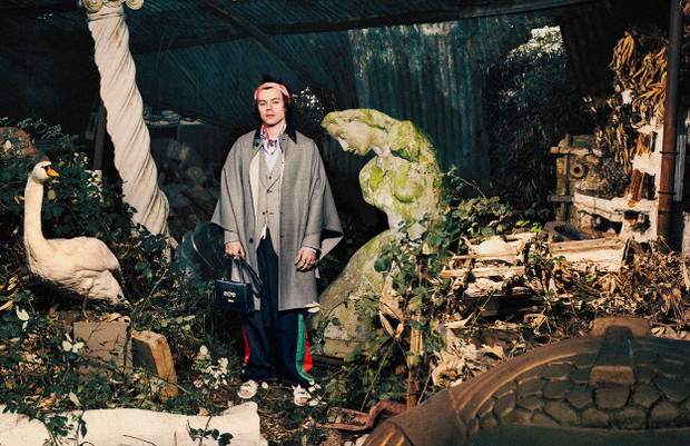 Harry Styles w kampanii Gucci Pre-Fall 2019 Pre-Fall 2019 Men’s Tailoring