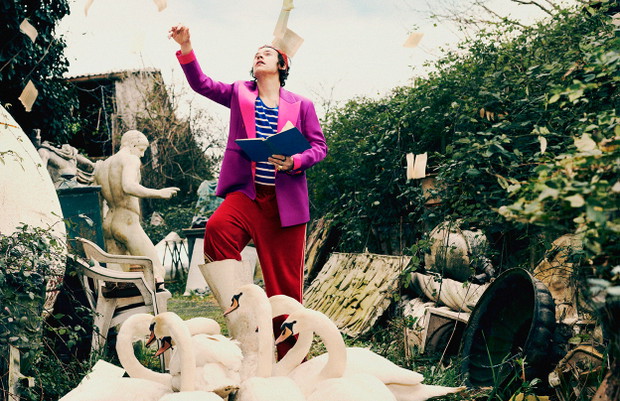 Harry Styles w kampanii Gucci Pre-Fall 2019 Pre-Fall 2019 Men’s Tailoring